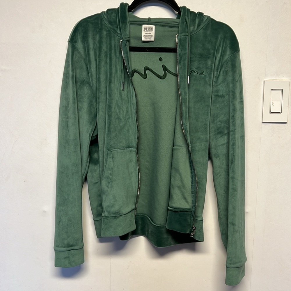 PINK Velour Hoodie (Only) - Picture 4 of 4